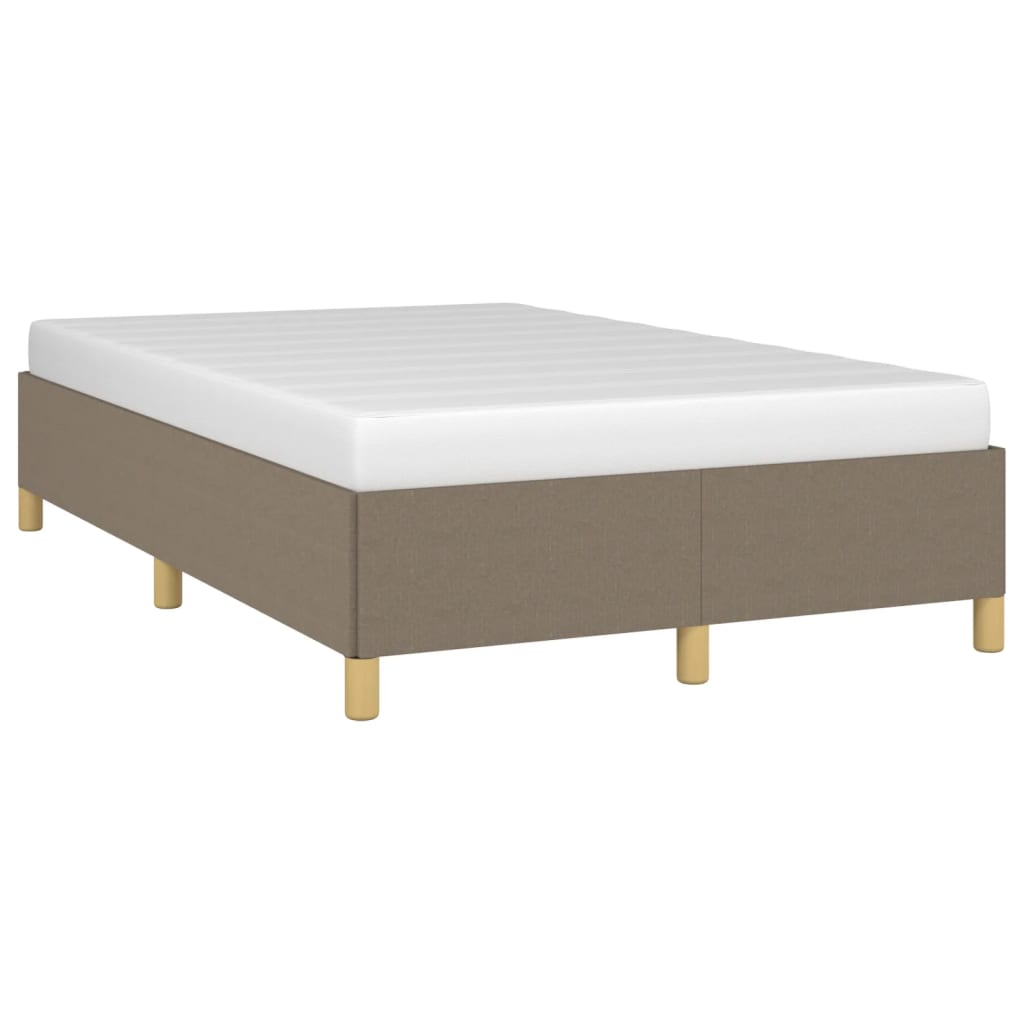 Bedframe stof taupe 120x200 cm