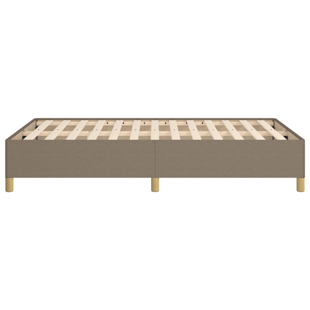 Bedframe stof taupe 120x200 cm