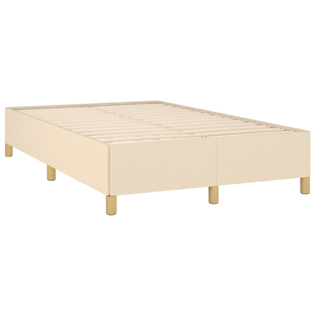 Bedframe stof crèmekleurig 120x200 cm