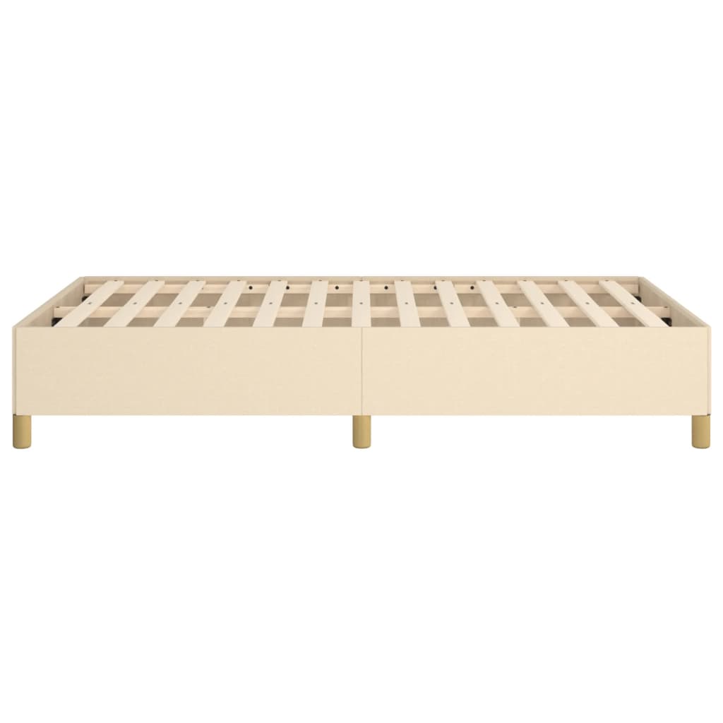 Bedframe stof crèmekleurig 120x200 cm