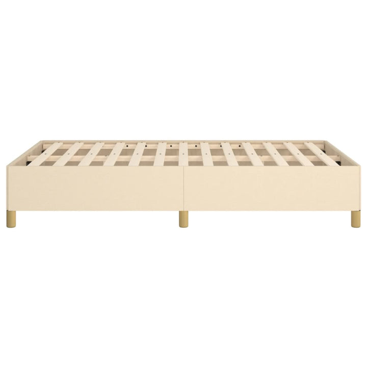 Bedframe stof crèmekleurig 120x200 cm