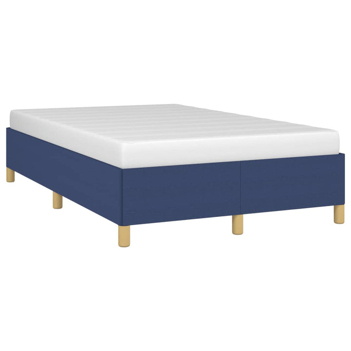 Bedframe stof blauw 120x200 cm