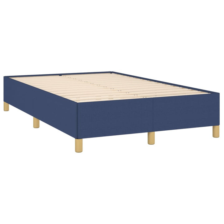 Bedframe stof blauw 120x200 cm