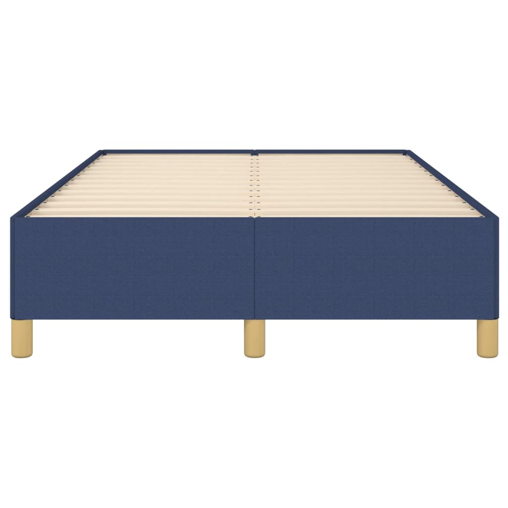 Bedframe stof blauw 120x200 cm