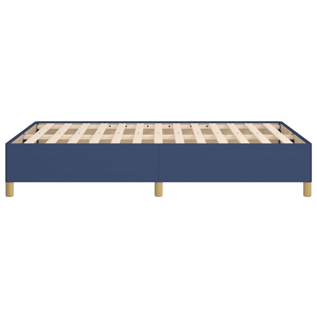 Bedframe stof blauw 120x200 cm