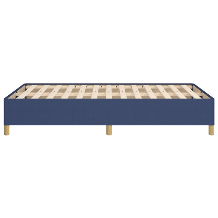 Bedframe stof blauw 120x200 cm