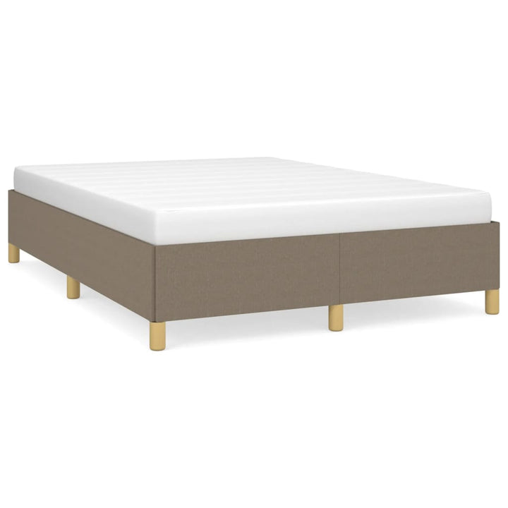 Bedframe stof taupe 140x190 cm