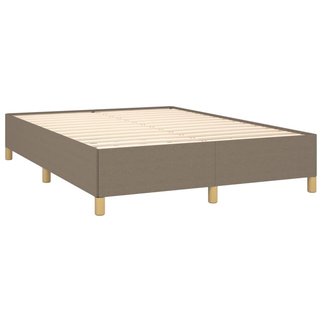 Bedframe stof taupe 140x190 cm