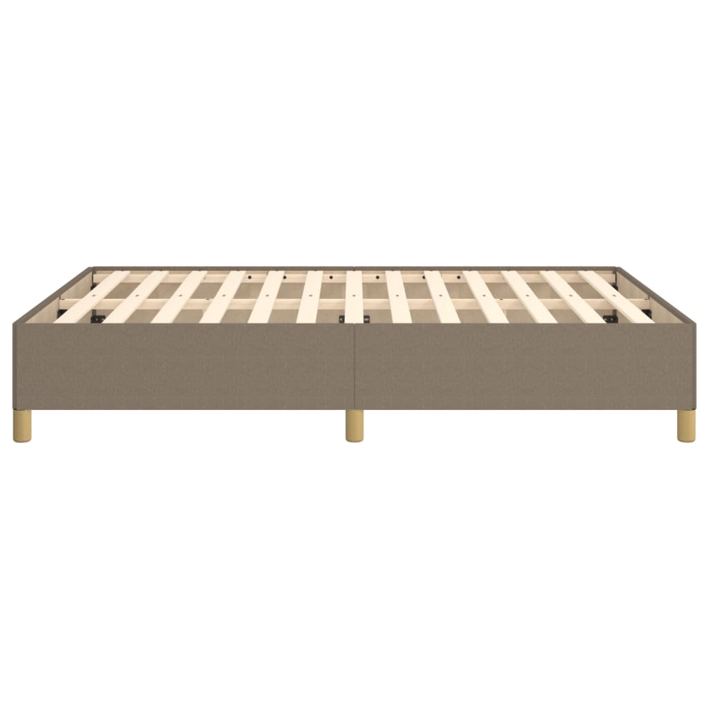 Bedframe stof taupe 140x190 cm