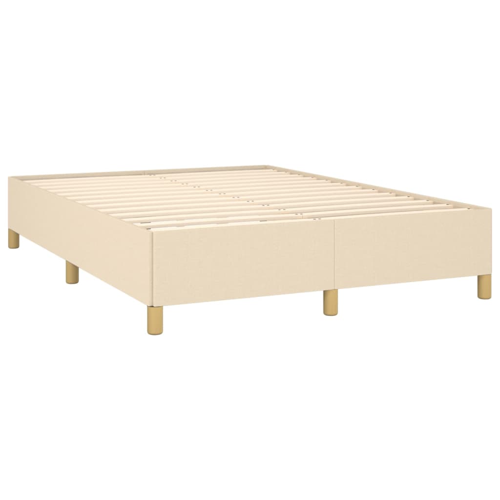 Bedframe stof crèmekleurig 140x190 cm