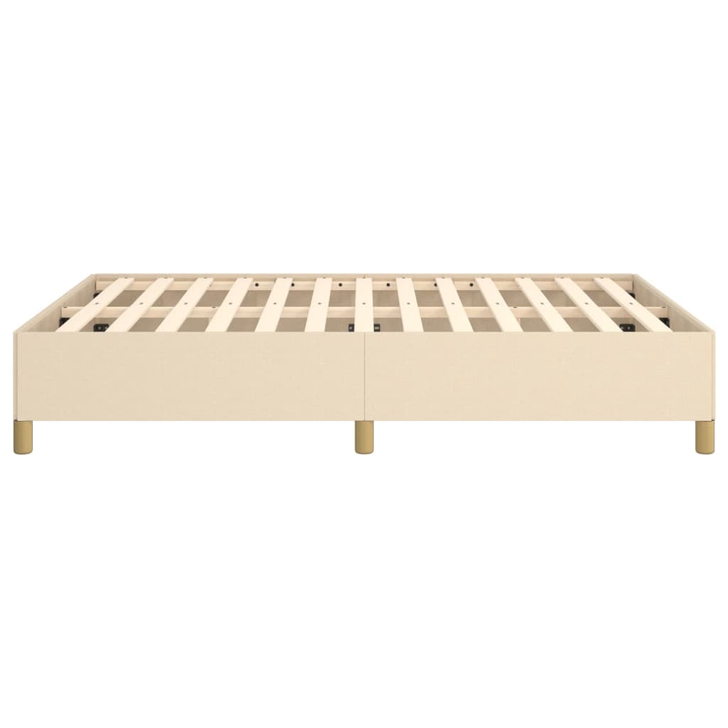 Bedframe stof crèmekleurig 140x190 cm