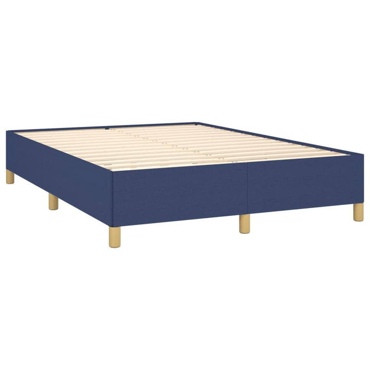 Bedframe stof blauw 140x190 cm