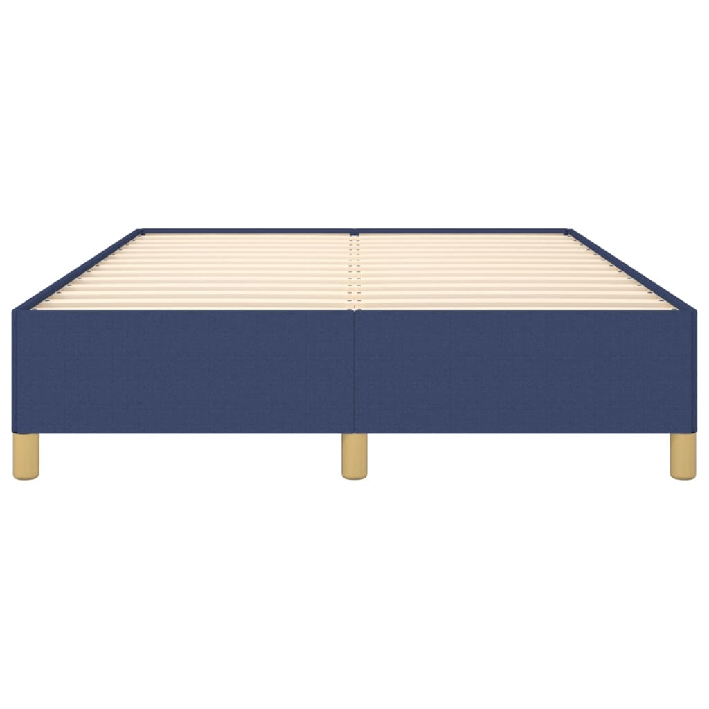 Bedframe stof blauw 140x190 cm