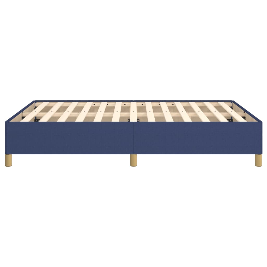 Bedframe stof blauw 140x190 cm