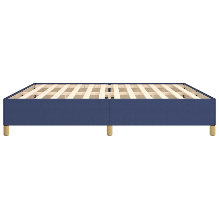 Bedframe stof blauw 200x200 cm