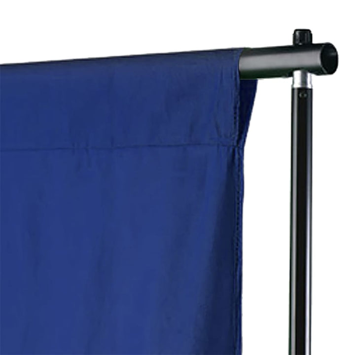 Achtergrond chromakey 600x300 cm katoen blauw