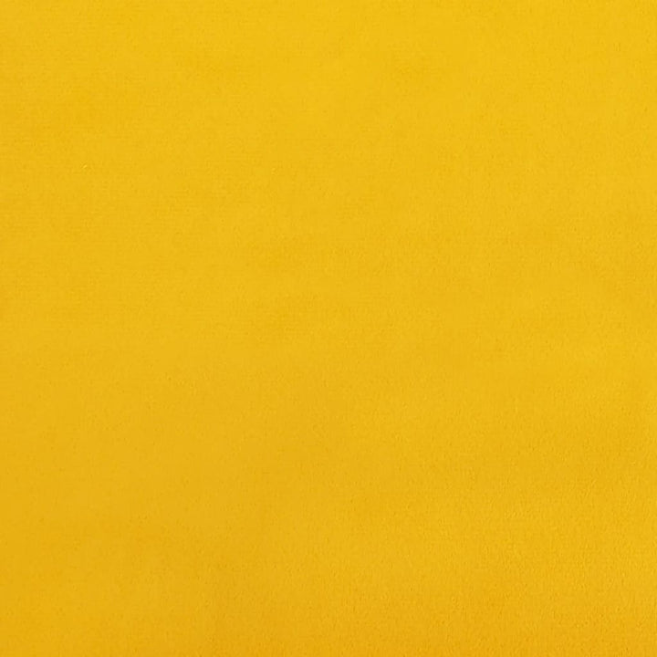 Bankje 100x35x41 cm fluweel geel