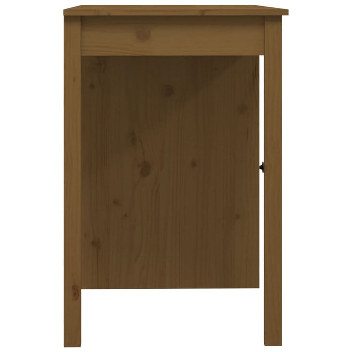 Bureau 100x50x75 cm massief grenenhout honingbruin