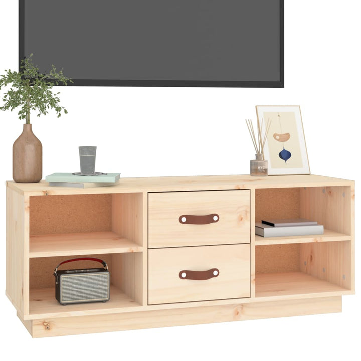 Tv-meubel 100x34x40 cm massief grenenhout