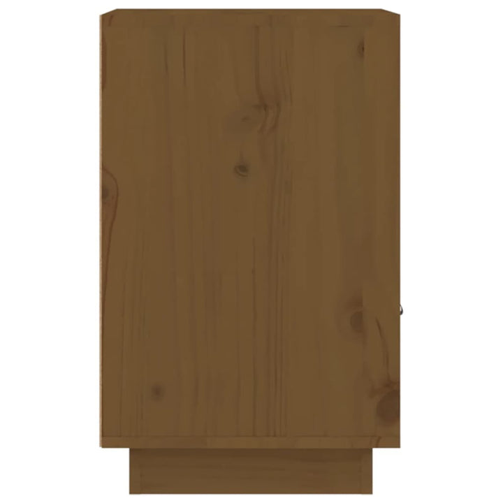 Nachtkastje 40x34x55 cm massief grenenhout honingbruin