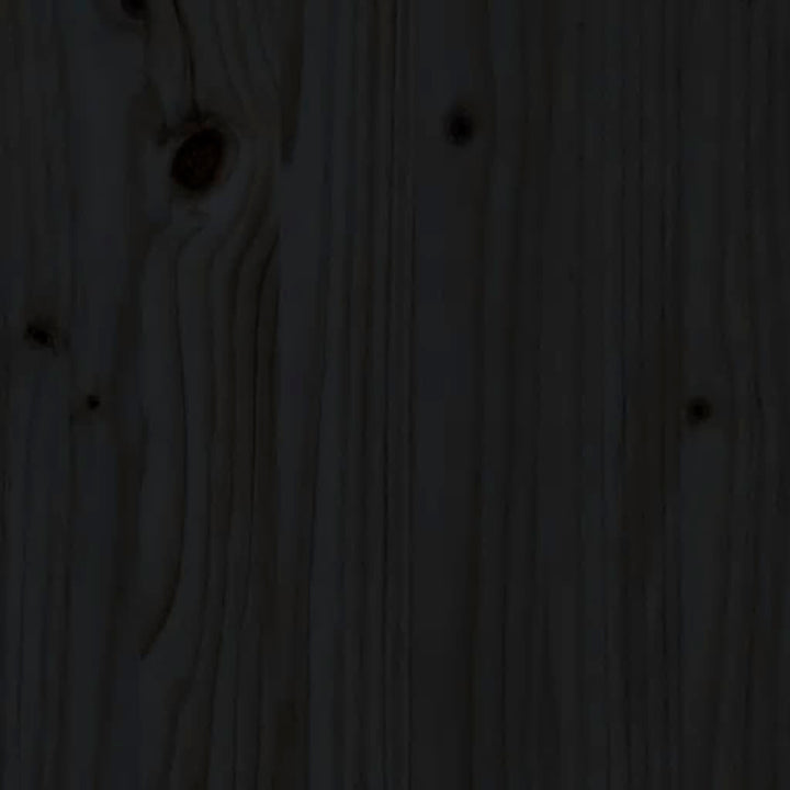Plantenbak 178,5x44x75 cm massief grenenhout zwart