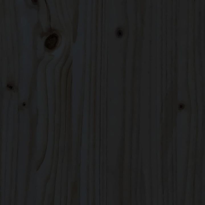 Salontafel ø˜ 35x35 cm massief grenenhout zwart