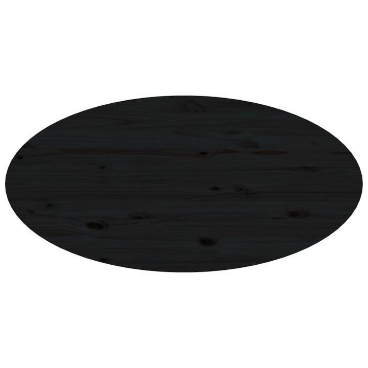 Salontafel 80x40x35 cm massief grenenhout zwart