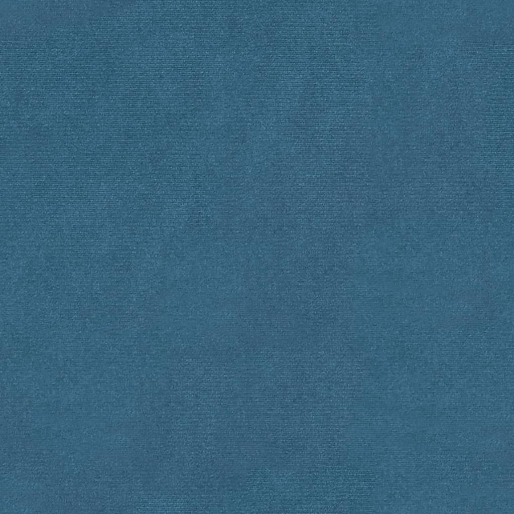 Bankje 81,5x41x49 cm fluweel blauw