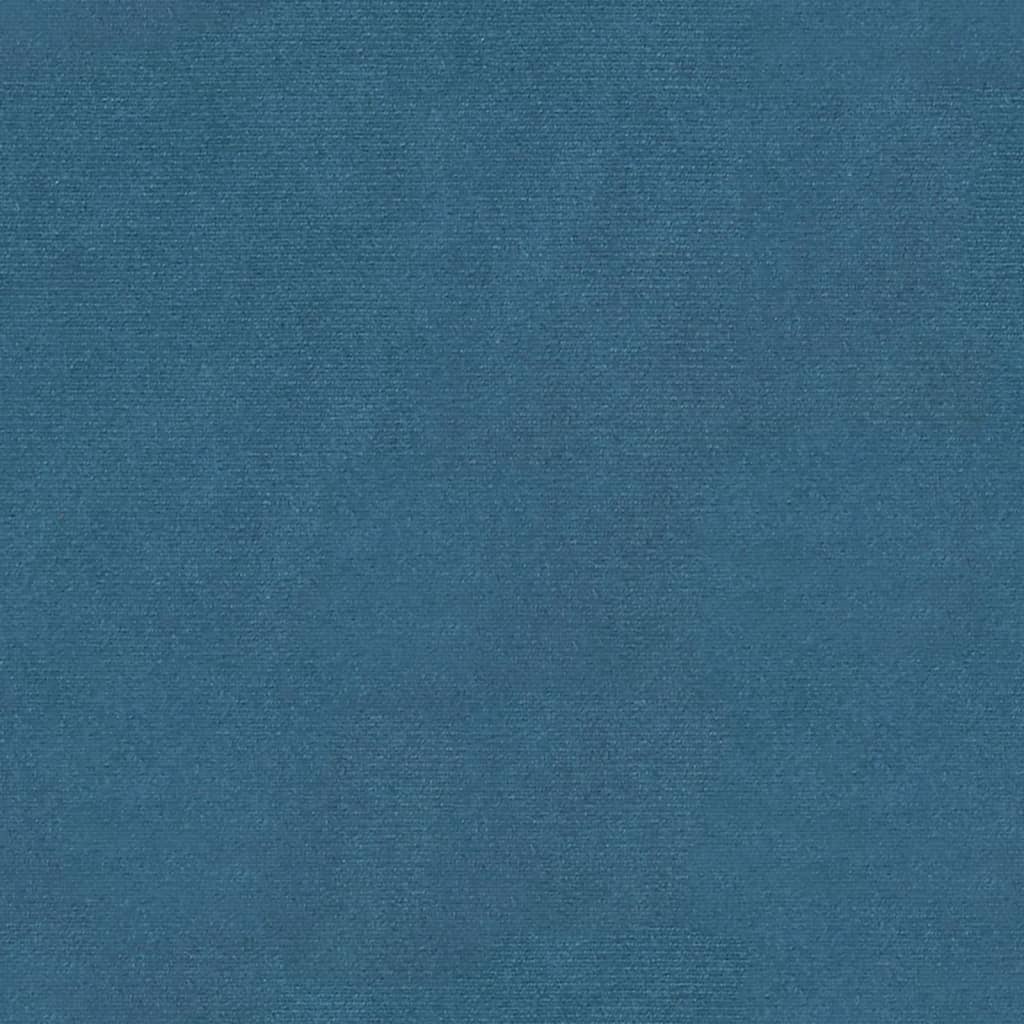 Bankje 110,5x45x49 cm fluweel blauw