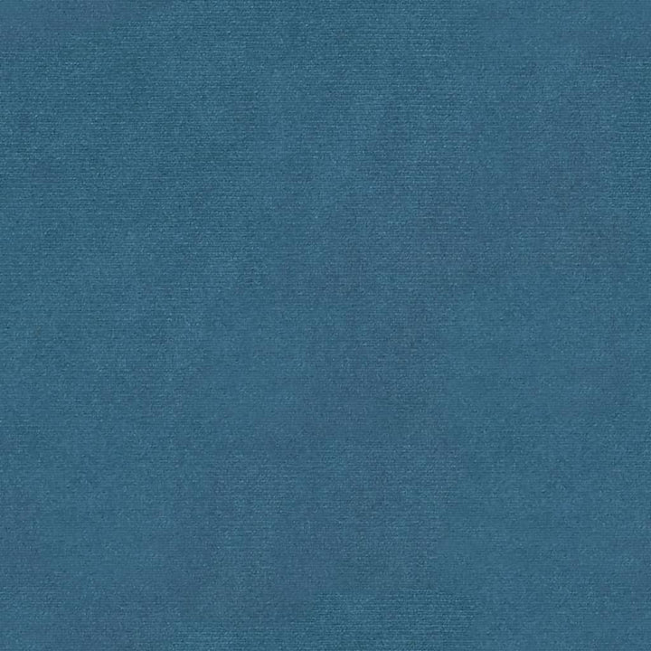 Bankje 80x45x60 cm fluweel blauw