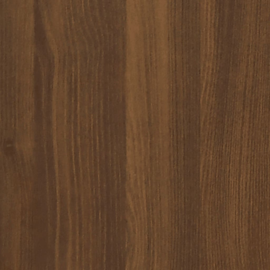 Schoenenrek 40x36x105 cm bewerkt hout bruineikenkleurig