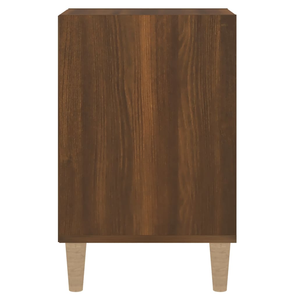 Tv-meubel 100x35x55 cm bewerkt hout bruineikenkleurig