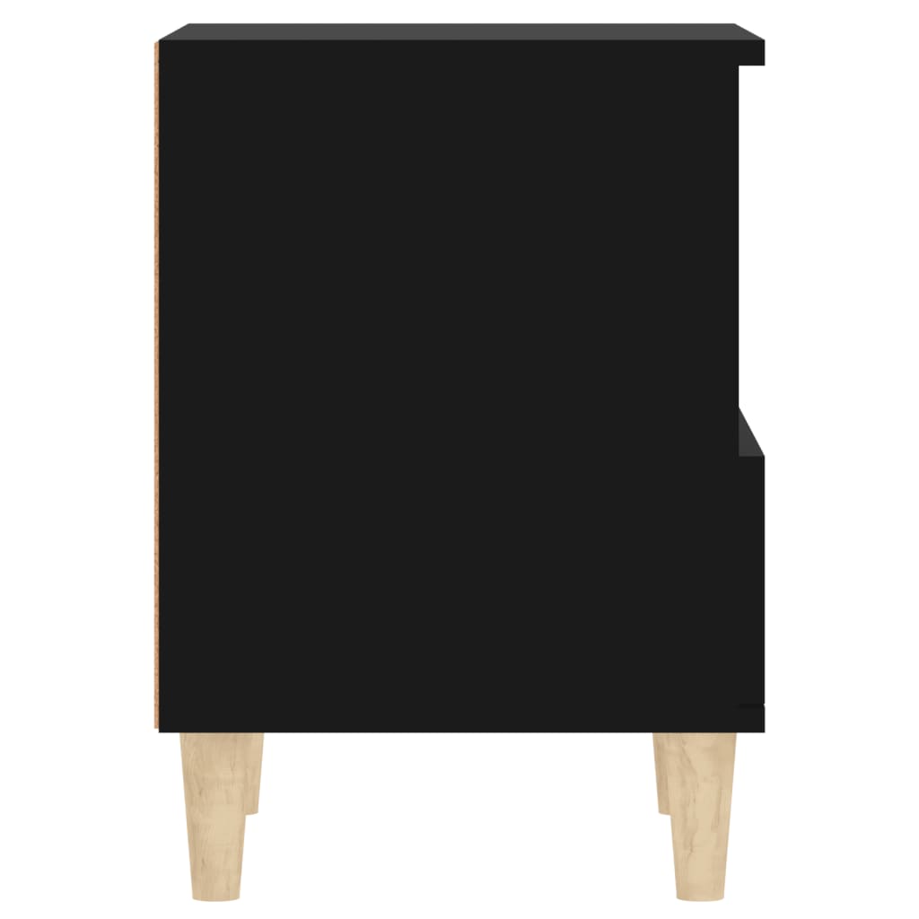 Nachtkastje 40x35x50 cm zwart
