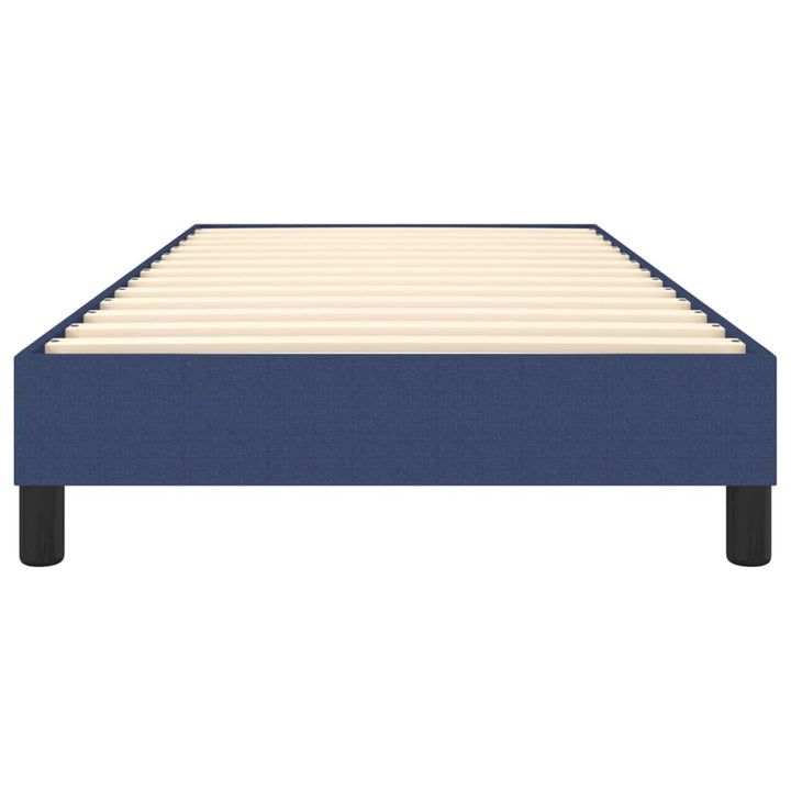 Boxspringframe stof blauw 90x190 cm