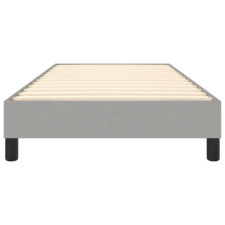 Boxspringframe stof lichtgrijs 100x200 cm