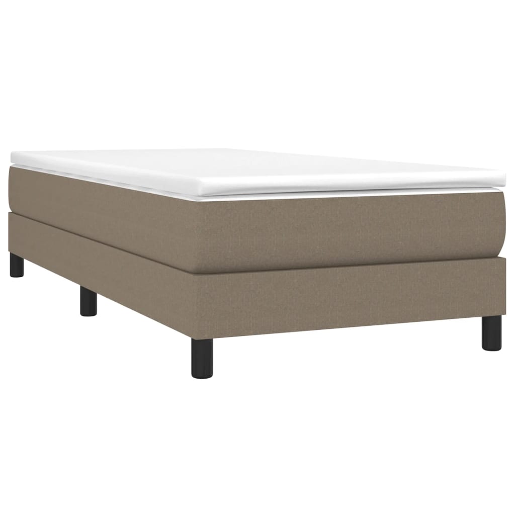 Boxspringframe stof taupe 100x200 cm