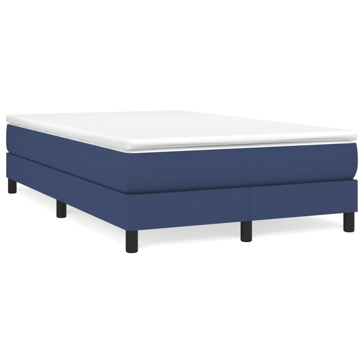 Boxspringframe stof blauw 120x200 cm