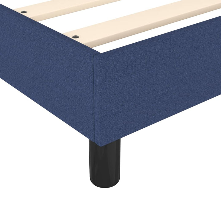 Boxspringframe stof blauw 120x200 cm