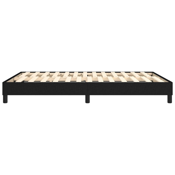 Boxspringframe stof zwart 140x190 cm