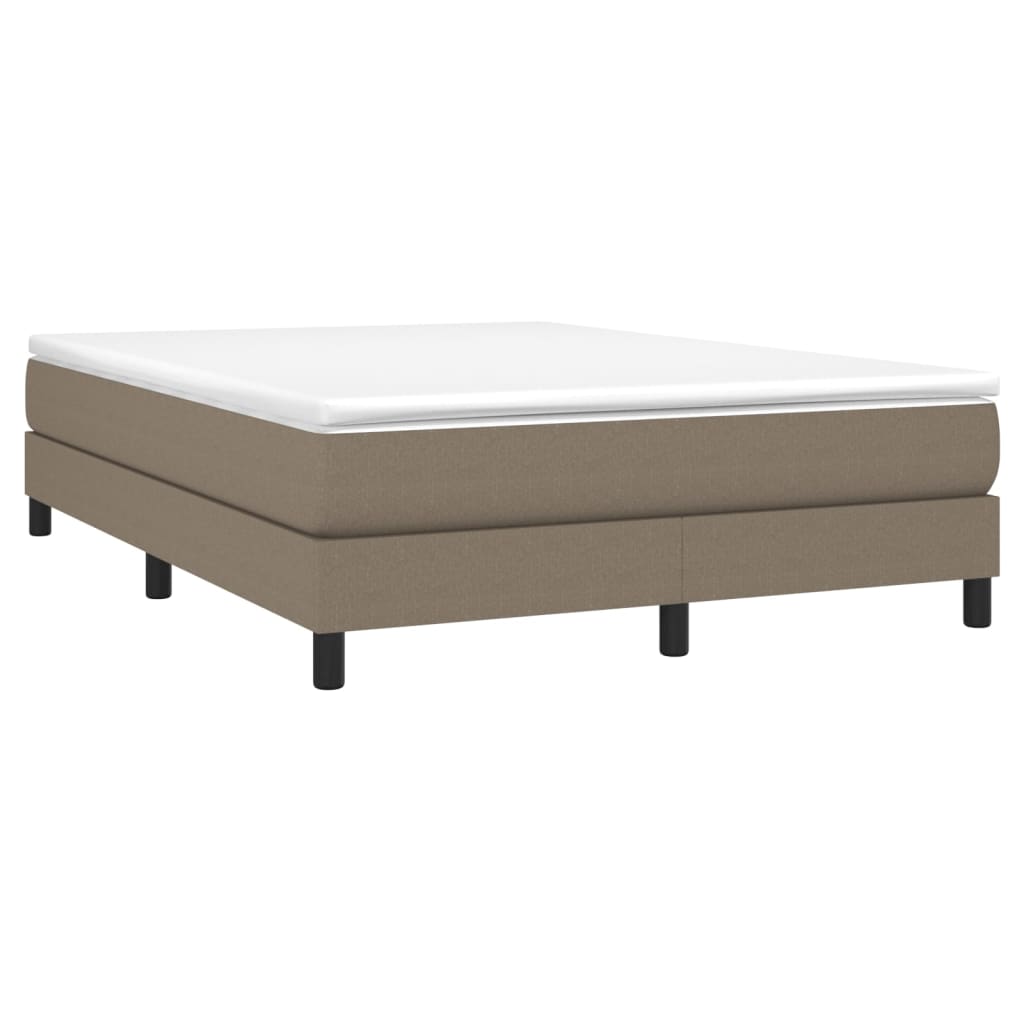 Boxspringframe stof taupe 140x190 cm