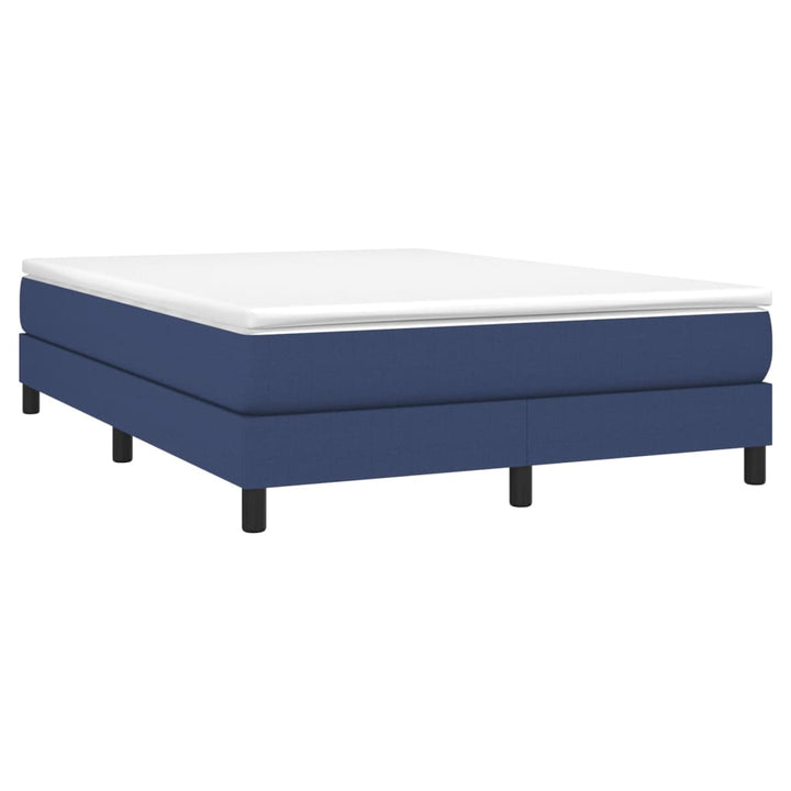 Boxspringframe stof blauw 140x190 cm