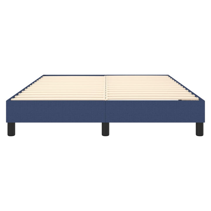 Boxspringframe stof blauw 140x190 cm