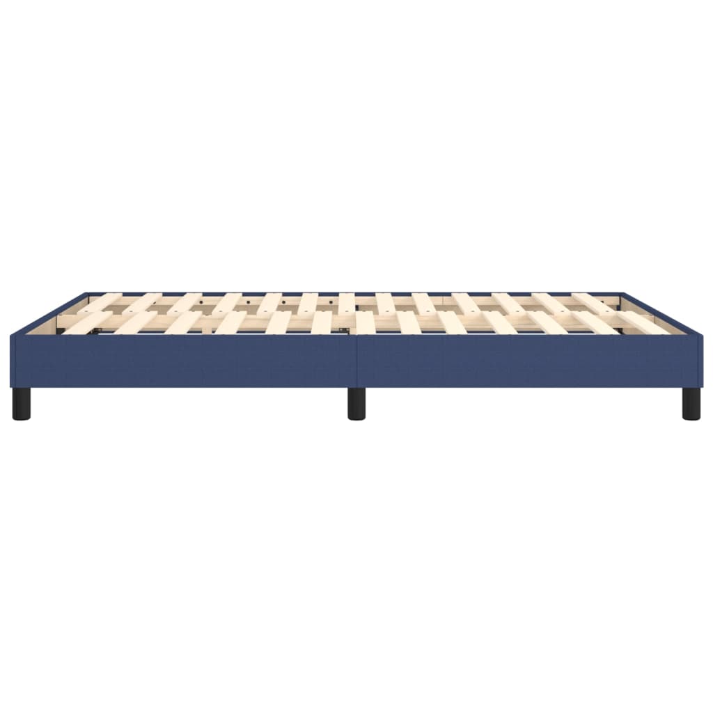 Boxspringframe stof blauw 140x190 cm