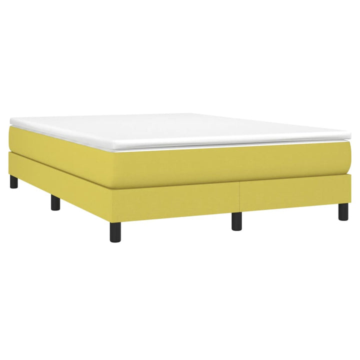 Boxspringframe stof groen 140x190 cm