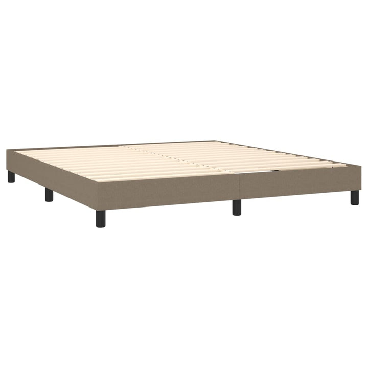 Boxspringframe stof taupe 160x200 cm