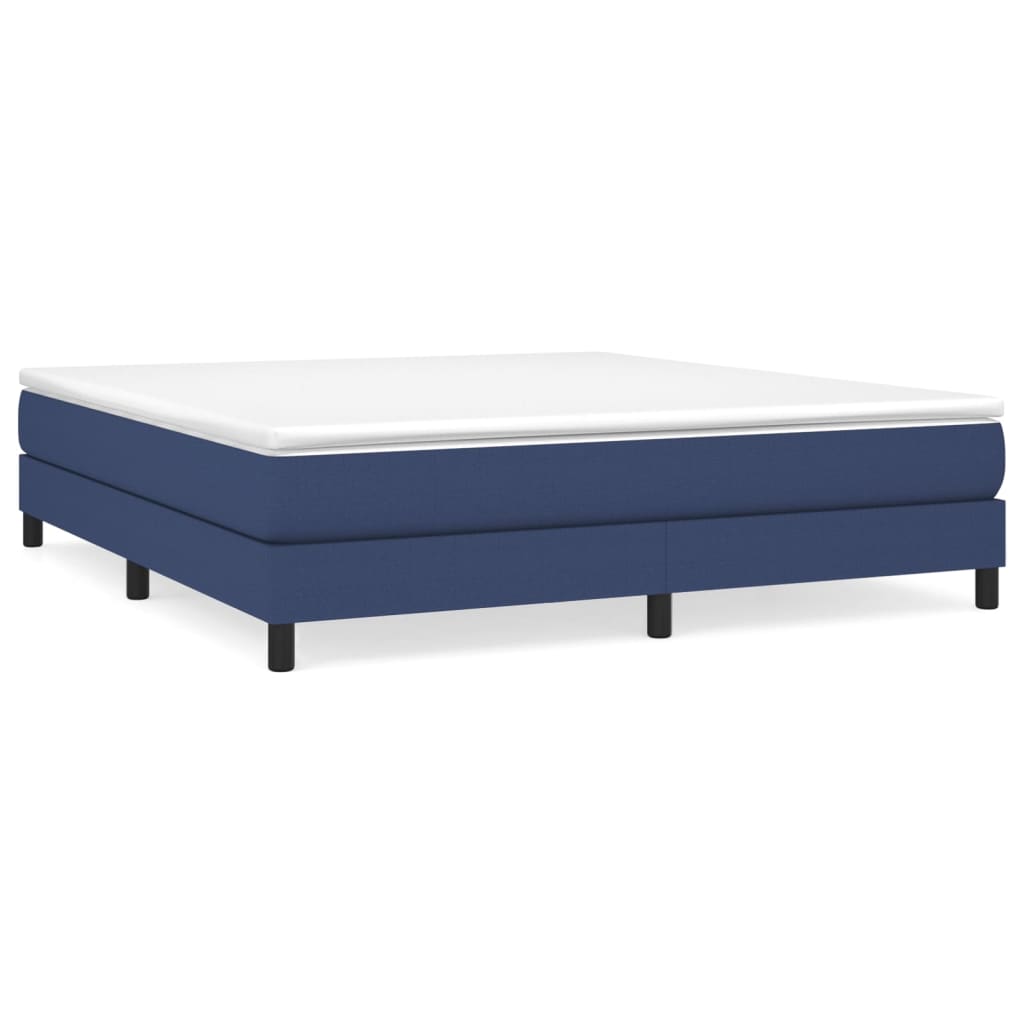 Boxspringframe stof blauw 160x200 cm