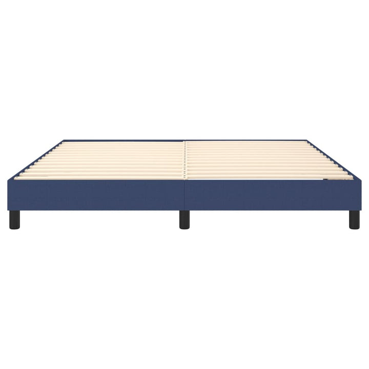 Boxspringframe stof blauw 160x200 cm