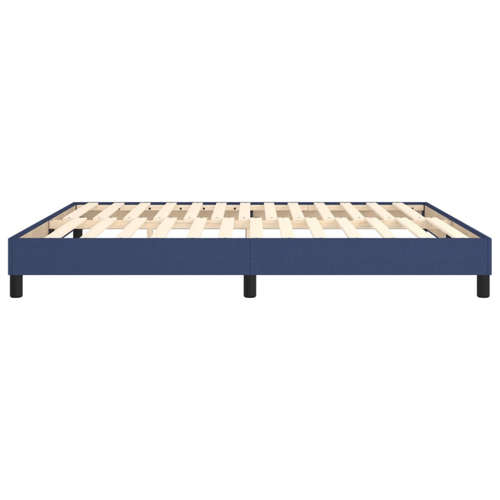 Boxspringframe stof blauw 160x200 cm