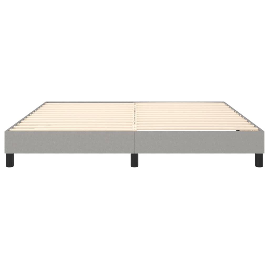 Boxspringframe stof lichtgrijs 180x200 cm