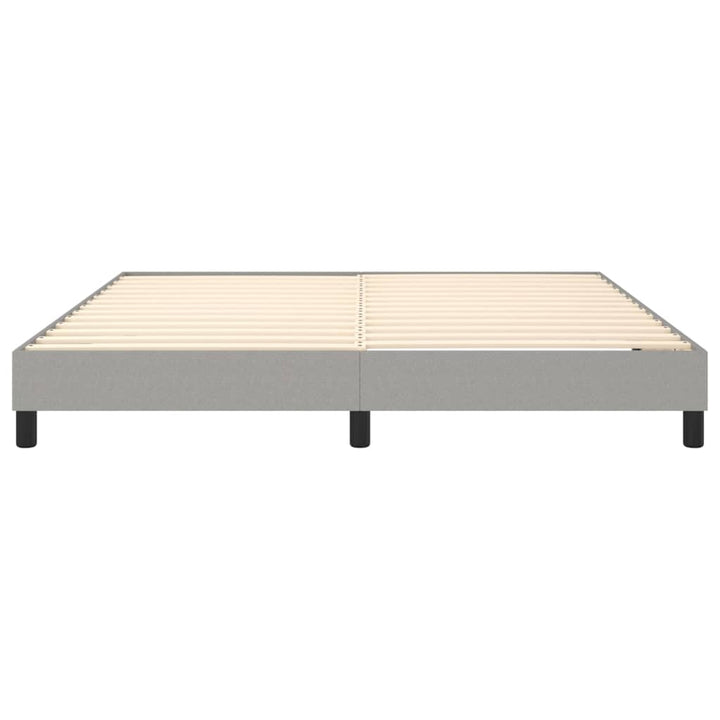 Boxspringframe stof lichtgrijs 180x200 cm